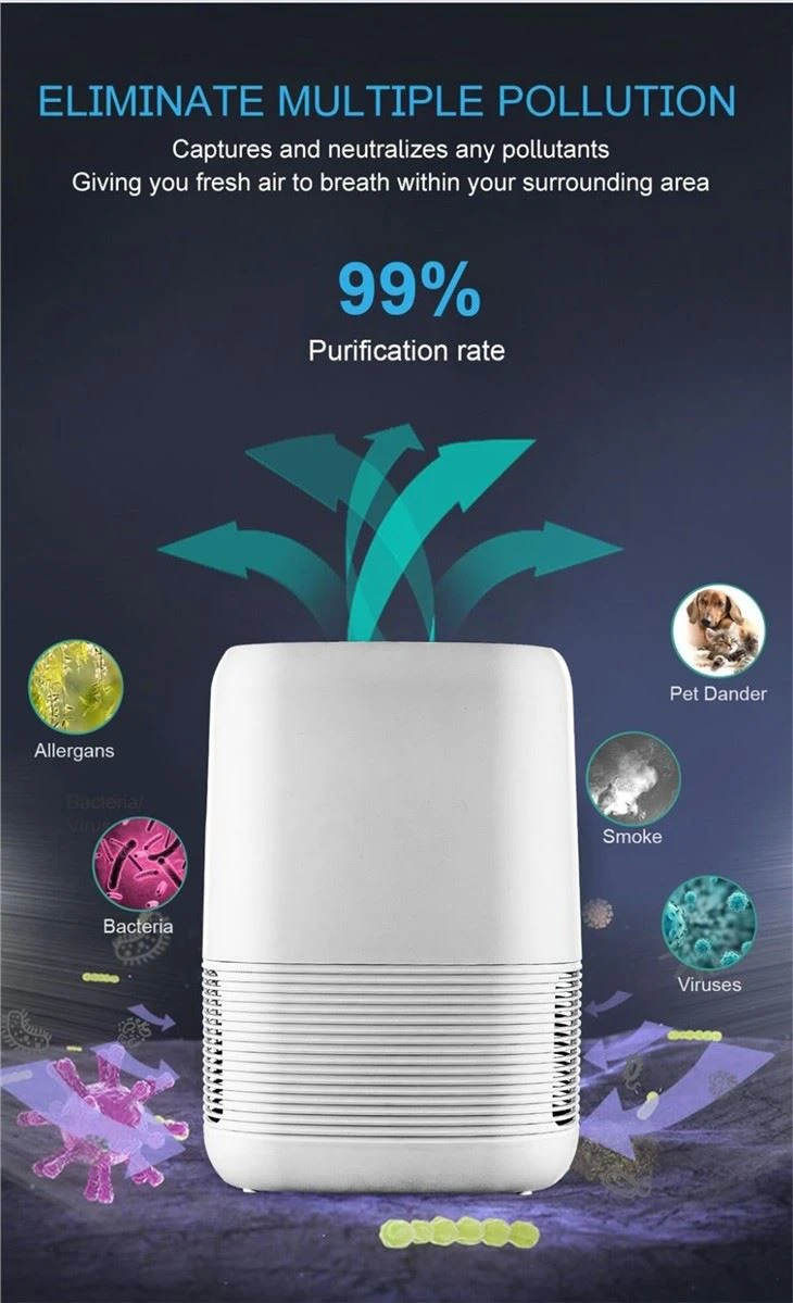 BKJ-23B Smart Mini Air Purifier Table