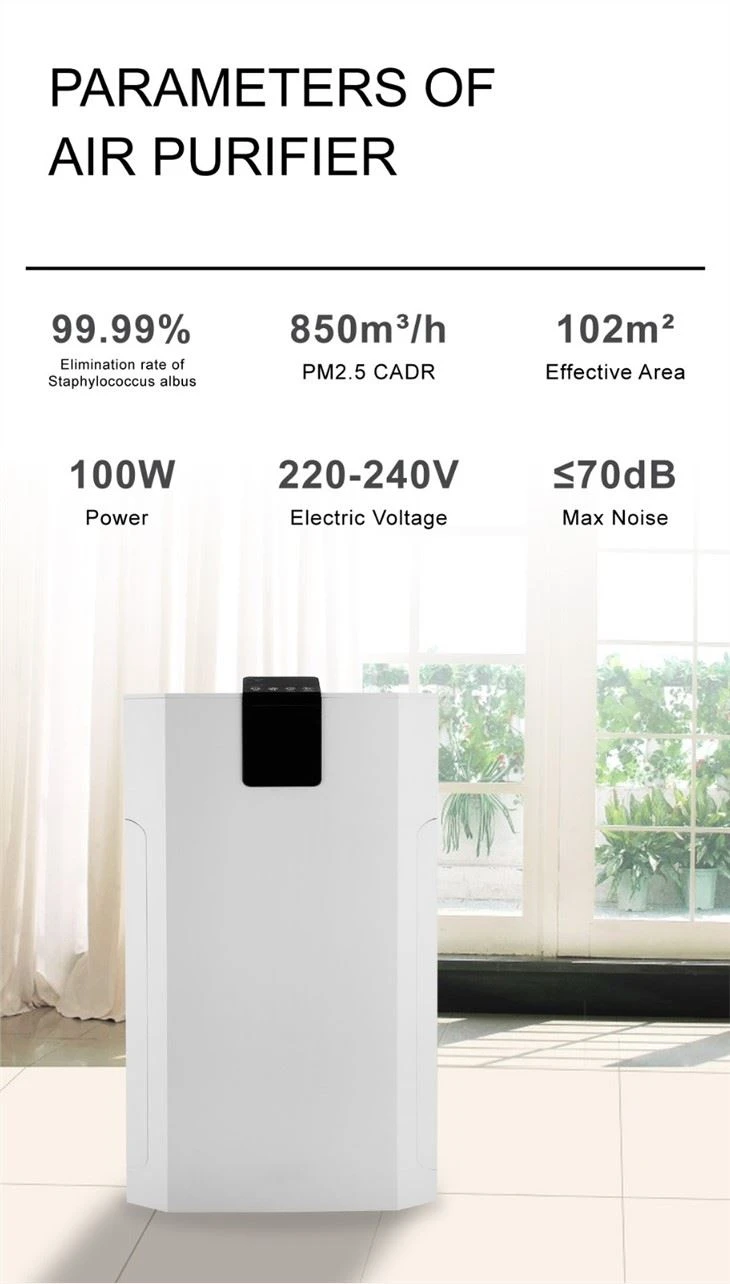 BKJ-80A Room Air Purifier With Three Layer Filters