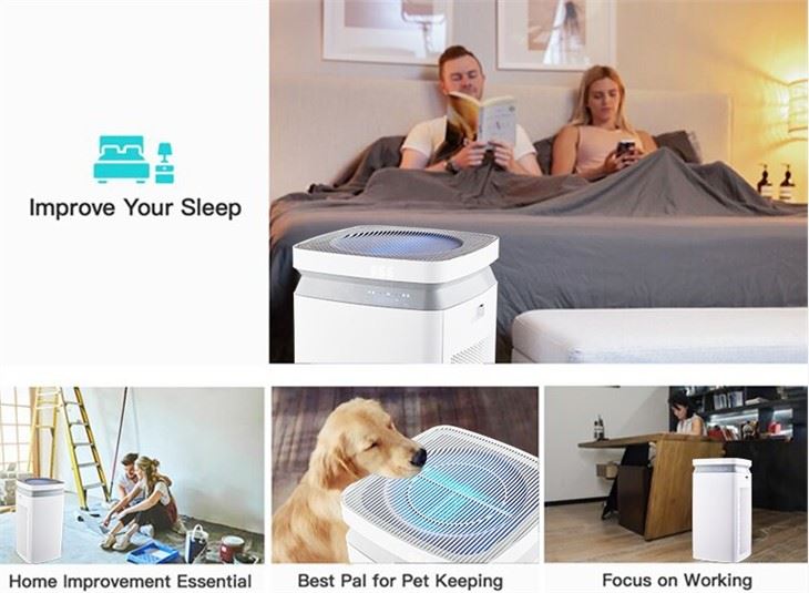 BKJ-90 Home Air Purifier HEPA Filters 950 CADR