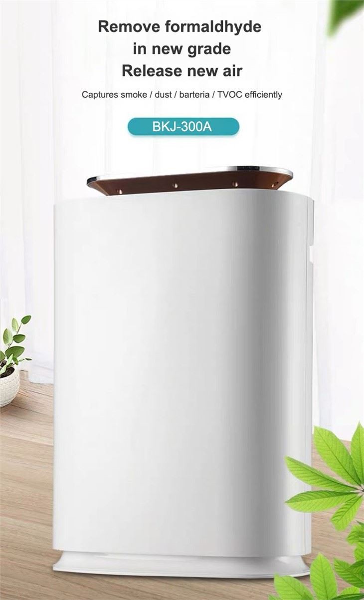 Touch Panel Control Smart Air Purifier
